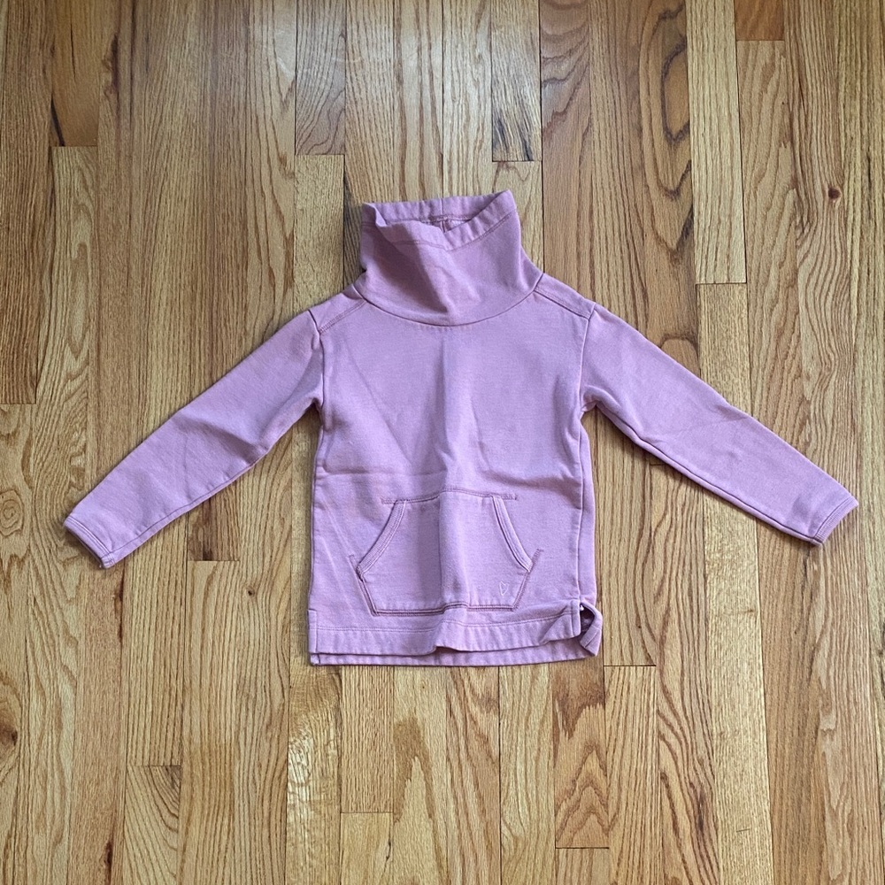 Crewcuts Lavender Pullover Hoodie with Heart Detail